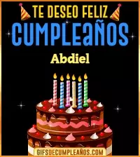GIF Te deseo Feliz Cumpleaños Abdiel